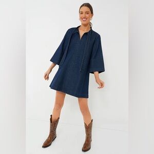 Tuckernuck Pomander Place Marsella Denim Mini Dress— Womens Small